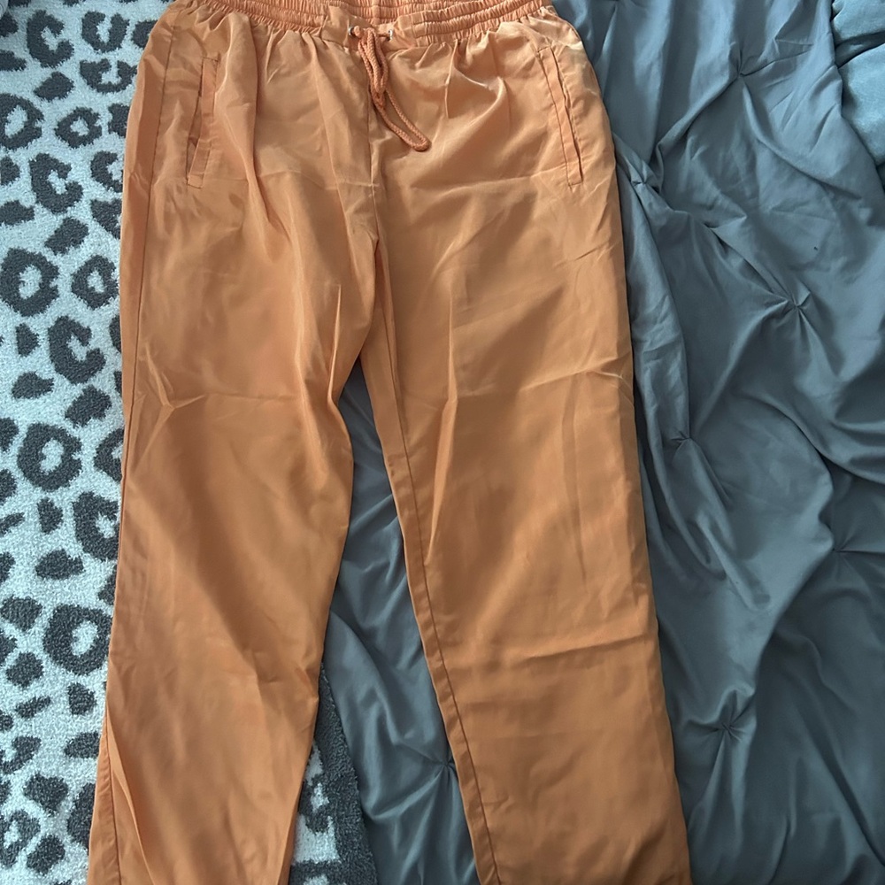 Stylish Orange Jogger Pants